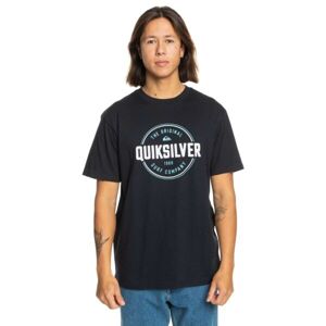 Quiksilver CIRCLE UP Pánske tričko, čierna, veľkosť L