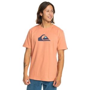 Quiksilver COMP LOGO Pánske tričko, oranžová, veľkosť L