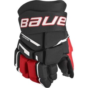 Bauer SUPREME M3 GLOVE-JR Juniorské hokejové rukavice, čierna, veľkosť 10