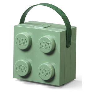 LEGO Storage HANDLE BOX Box na desiatu, zelená, veľkosť os
