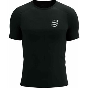 Compressport PERFORMANCE SS TSHIRT M Pánske bežecké tričko, čierna, veľkosť