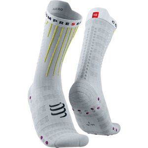 Compressport AERO SOCKS Cyklistické ponožky, biela, veľkosť T1
