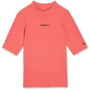 O'Neill ESSENTIALS Dievčenské plavecké tričko, lososová, veľkosť 14