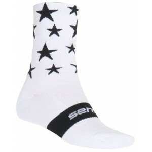 Sensor STARS Cyklistické ponožky, biela, veľkosť 35-38