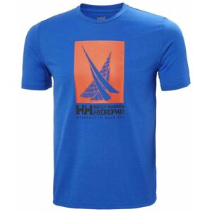Helly Hansen HP RACE GRAPHIC Pánské triko, modrá, veľkosť