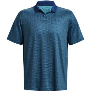 Under Armour PERFORMANCE 3.0 DEUCES POLO Pánske golfové tričko, modrá, veľkosť