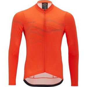 SILVINI VALFURO M Pánsky cyklistický dres, oranžová, veľkosť