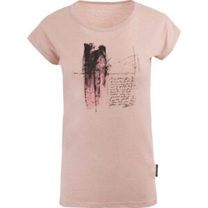 ALPINE PRO ELFA Dámske tričko, ružová, veľkosť