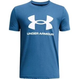 Under Armour SPORTSTYLE LOGO SS Chlapčenské tričko, modrá, veľkosť