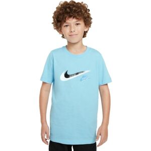 Nike SPORTSWEAR Chlapčenské tričko, svetlomodrá, veľkosť
