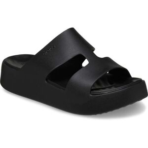 Crocs GETAWAY PLATFORM H-STRAP Dámske sandále, čierna, veľkosť 41/42