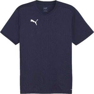 Puma TEAMFINAL TRAINING JERSEY Pánske športové tričko, tmavo modrá, veľkosť