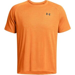 Under Armour TECH TEXTURED Pánske tričko, oranžová, veľkosť