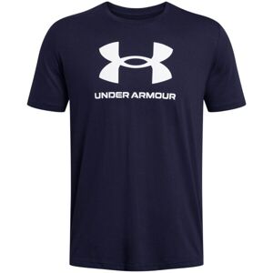 Under Armour SPORTSTYLE Pánske tričko, tmavo modrá, veľkosť