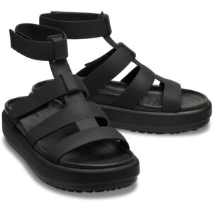 Crocs BROOKLYN LUXE GLADIATOR W Dámske sandále, čierna, veľkosť 41/42