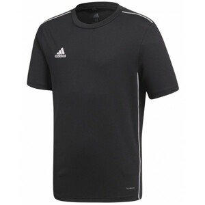 adidas CORE18 JSY Y Juniorský  futbalový dres, čierna, veľkosť 152