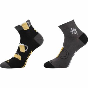 Voxx PONOŽKY 2 PÁRY Pánske ponožky, čierna, veľkosť 39 - 42