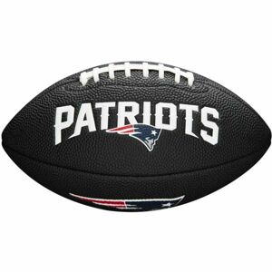Wilson MINI NFL TEAM SOFT TOUCH FB BL NE Mini lopta na americký futbal, čierna, veľkosť os