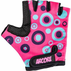 Arcore ZOAC Detské cyklistické rukavice, ružová, veľkosť 6