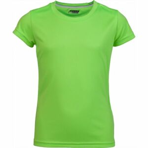 Kensis VINNI PINK Dievčenské športové tričko, svetlo zelená, veľkosť 140-146