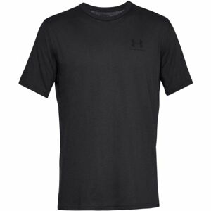 Under Armour SPORTSTYLE LEFT CHEST SS Pánske tričko, čierna, veľkosť M