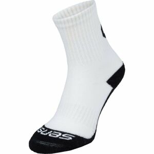 Sensor RACE MERINO BLK Ponožky, biela, veľkosť 35-38