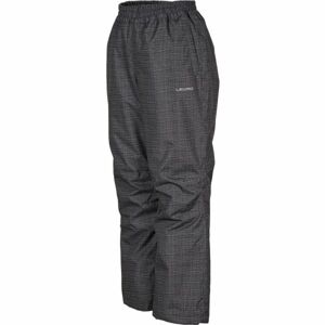 Lewro ELISS Detské zateplené nohavice, tmavo sivá, veľkosť 128-134