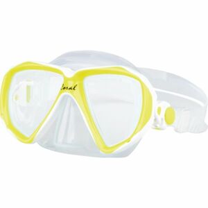 Finnsub CORAL JR Juniorská potápačská maska, žltá, veľkosť os