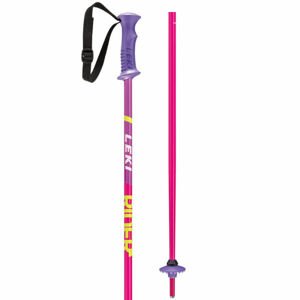 Leki RIDER Detské zjazdové lyžiarske palice, ružová, veľkosť 105