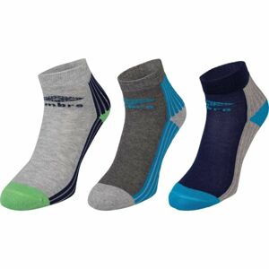 Umbro SPORT SOCKS 3P Detské ponožky, tmavo modrá, veľkosť 28-31