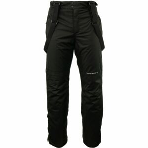 ALPINE PRO KORNEL Pánske lyžiarske nohavice, čierna, veľkosť