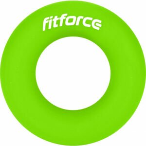 Fitforce RINGGRIP M Posilňovacie koliesko, reflexný neón, veľkosť os