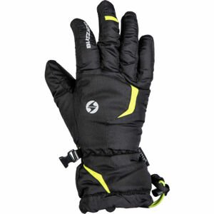 Blizzard REFLEX JNR SKI GLOVES Rukavice, čierna, veľkosť 5