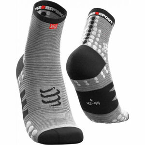 Compressport PRO RACING SOCKS V3.0 Bežecké ponožky, sivá, veľkosť