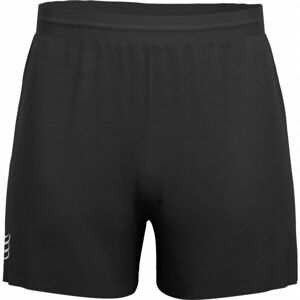 Compressport PERFORMANCE SHORT Pánske bežecké šortky, čierna, veľkosť L