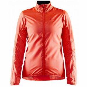 Craft ESSENCE Dámska ultraľahká cyklistická bunda, oranžová, veľkosť L