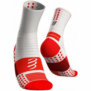 Compressport PRO MARATHON SOCKS Bežecké ponožky, biela, veľkosť 35-38