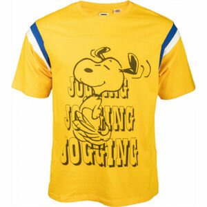 Levi's FOOTBALL TEE Pánske tričko, žltá, veľkosť M