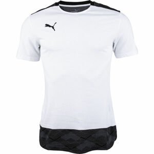 Puma TEAM FINAL 21 CASUALS TEE Pánske tričko, biela, veľkosť M