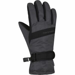 Hannah CLIO JR Detské rukavice, tmavo sivá, veľkosť 11-12