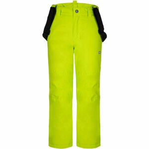 Loap FUXI Detské lyžiarske nohavice, zelená, veľkosť 140