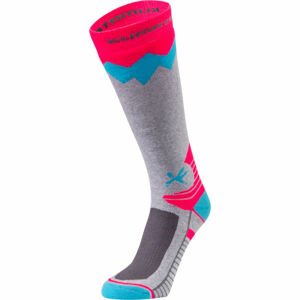 Klimatex TOLI Detské lyžiarske ponožky, sivá, veľkosť 31-34