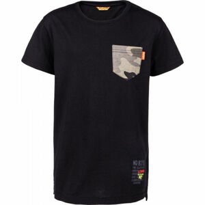 Lewro JORG Chlapčenské tričko, čierna, veľkosť 128-134