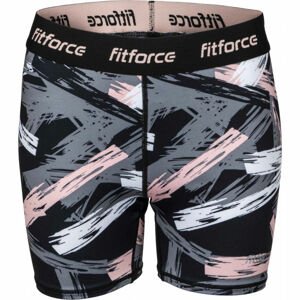Fitforce SOLTE Dámske  fitness šortky, čierna, veľkosť