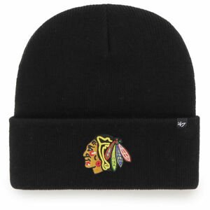 47 NHL CHICAGO BLACKHAWKS HAYMAKER '47 CUFF KNIT BLK Zimná čiapka, čierna, veľkosť UNI
