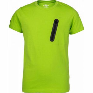 Umbro HARI Chlapčenské polo tričko s krátkym rukávom, zelená, veľkosť 164-170