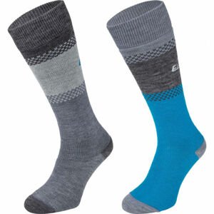 Eisbär SKI COMFORT 2 PACK Dámske členkové ponožky, sivá, veľkosť 35-38
