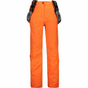 CMP KID GIRL SALOPETTE Dievčenské lyžiarske nohavice, oranžová, veľkosť