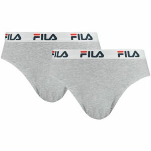 Fila MAN BRIEF 2-PACK Pánske slipy, sivá, veľkosť M