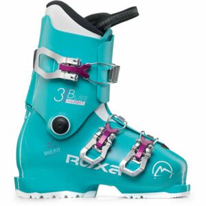 Roxa BLISS 3 Dievčenská lyžiarska obuv, tyrkysová, veľkosť